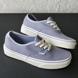 VANS Authentic Woven Blue Womens Shoes Size 6